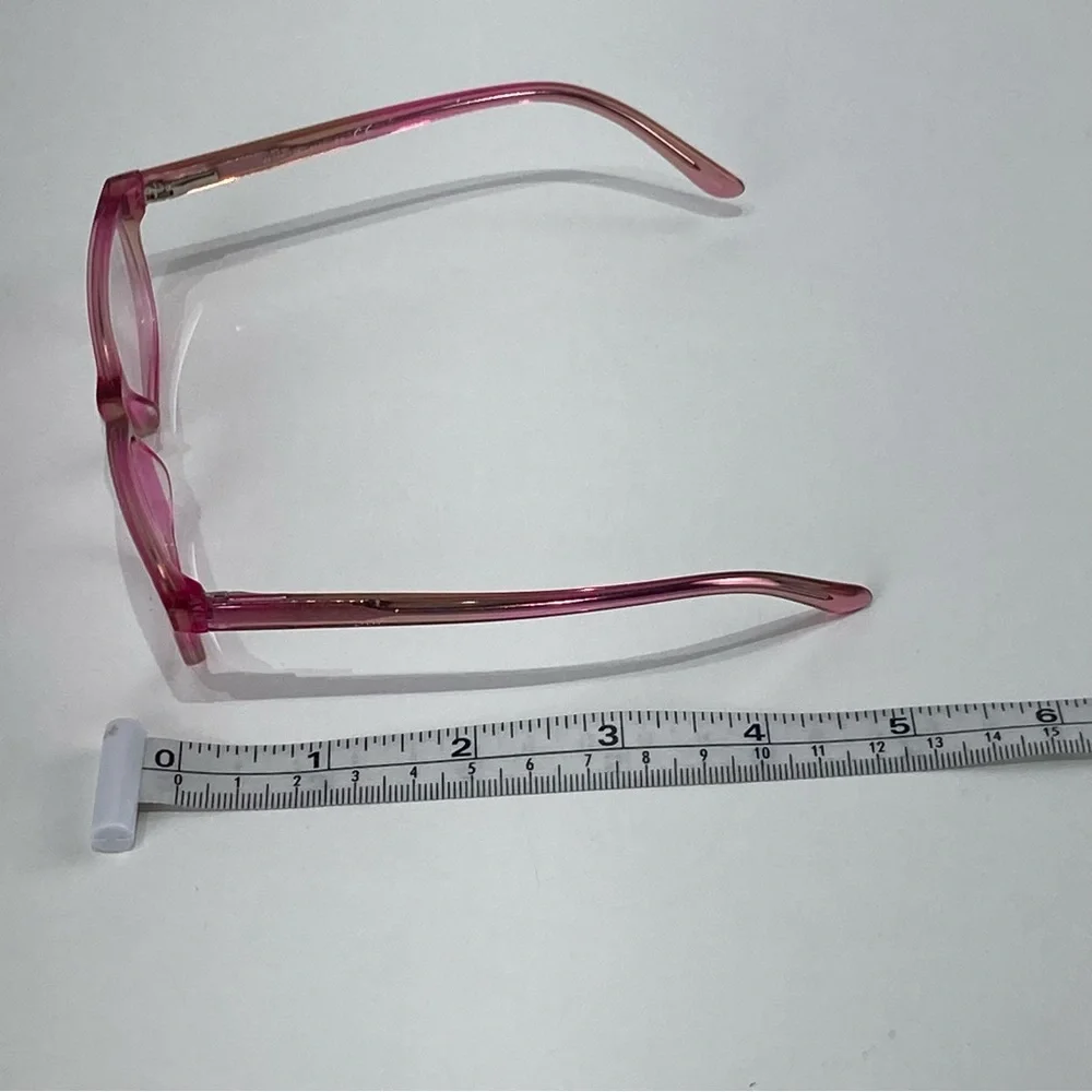 Girls pink sparky Classic Acetate Rectangle Reading Glasses